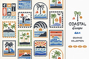 Coastal Escape Graphic Collection, an Object Graphic by cd-design.co (Thumbnail 1 of 8)