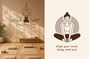 Do Yoga : Line Art Illustrations, a Person Illustration by Greywitch_Lola (Thumbnail 6 of 10)