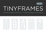TinyFrames UX Kit, a Templates & Theme by UI8 (Thumbnail 1 of 4)