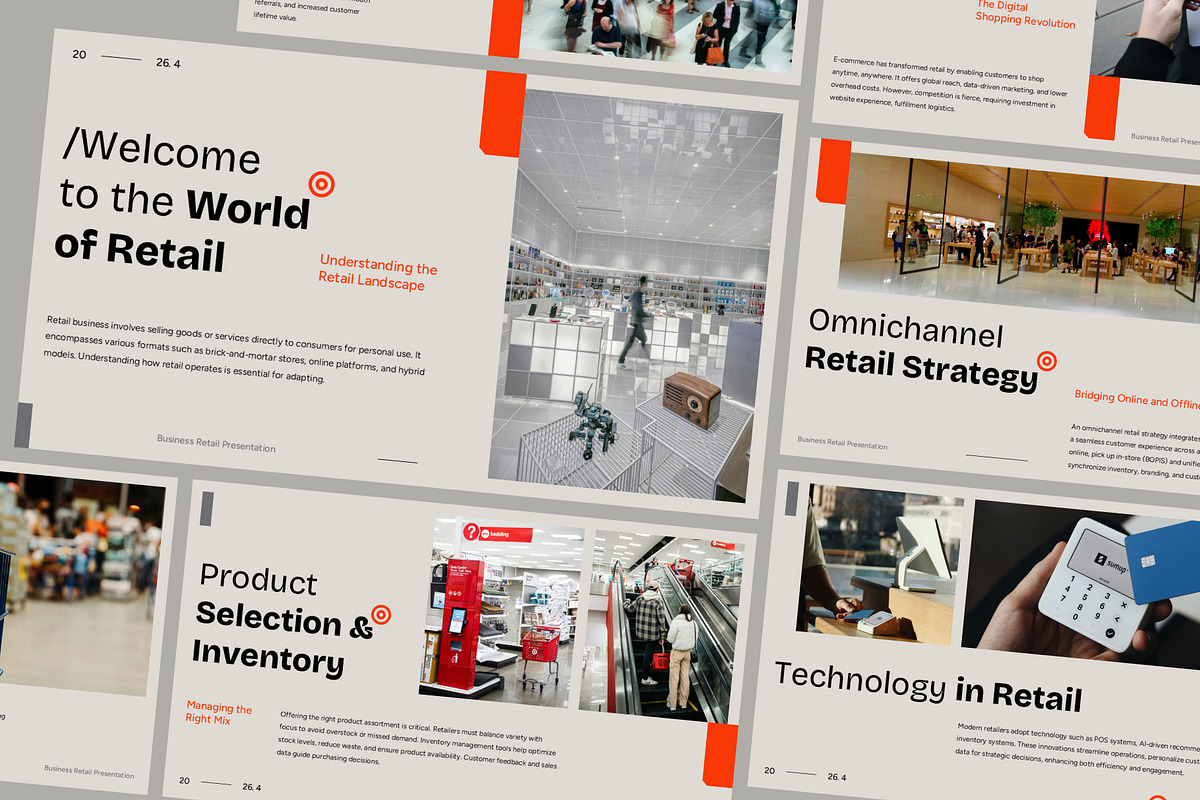 Business Retail Google Slides, a Presentation Template by Dankudraw (Photo 1 of 6)