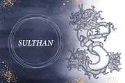 Vintage Floral Monogram, a Font by figuree studio (Thumbnail 6 of 8)
