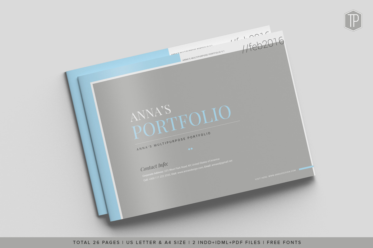 Multipurpose Corporate Portfolio, a Brochure Template by Typography Prime (Photo 1 of 12)
