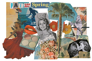 Palm Springs Collage Creator Set