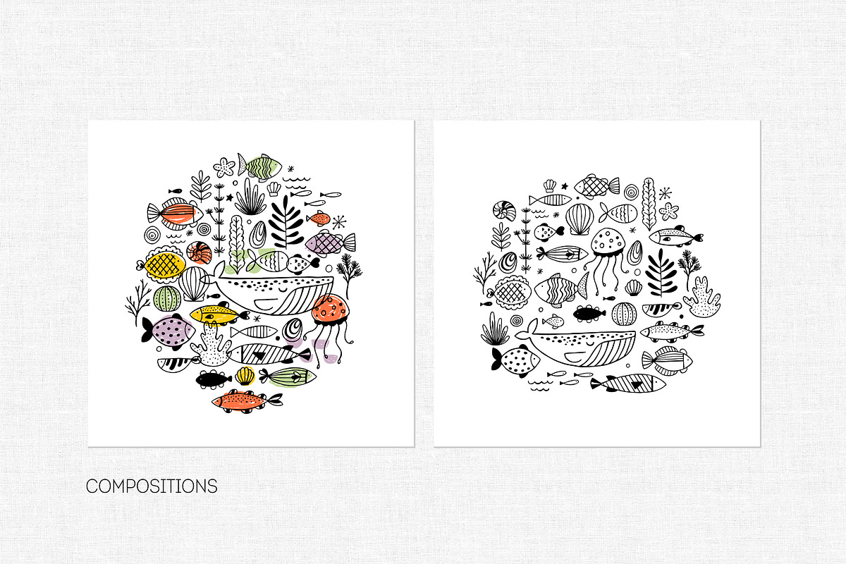 Sealife collection, an Illustration by adehoidar (Photo 4 of 5)