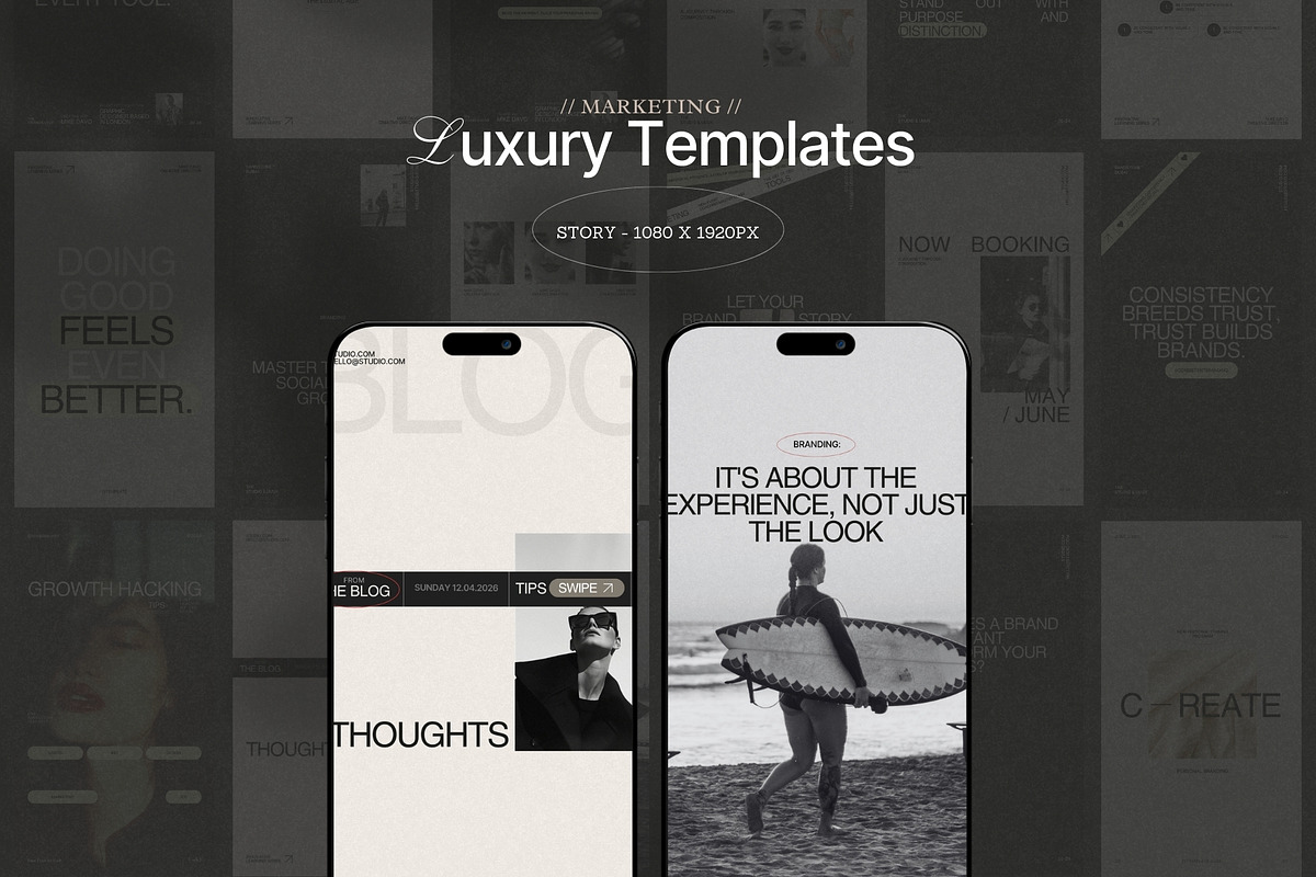 Aesthetic Story Instagram Template, a Social Media Template by Prapti Design (Photo 2 of 9)