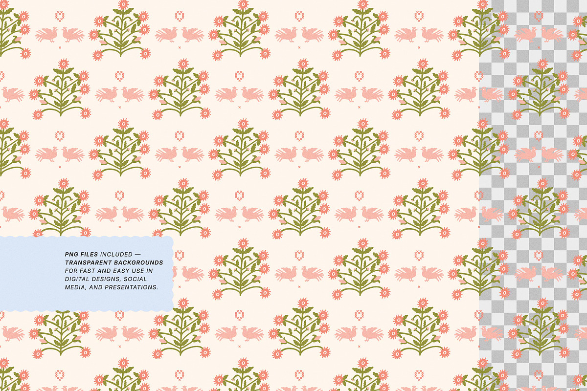 Folk Embroidery. Seamless Patterns, a Pattern Graphic by oxygen_8 (Photo 3 of 12)