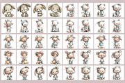Whimsical Christmas Coaster Design, an Animal Illustration by ElenazlataArt (Thumbnail 3 of 6)