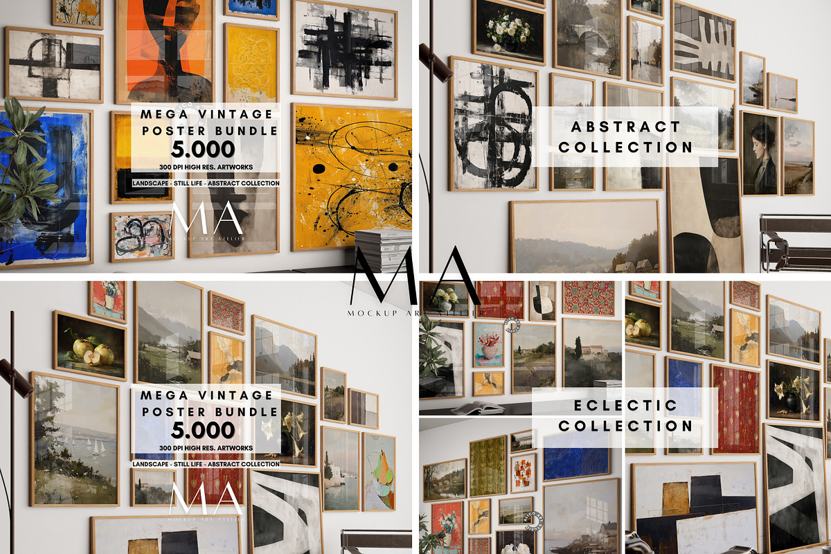 Mega Poster Shop Builder Bundle, a Household Mockup by Mockup Art Atelier (Photo 13 of 61)