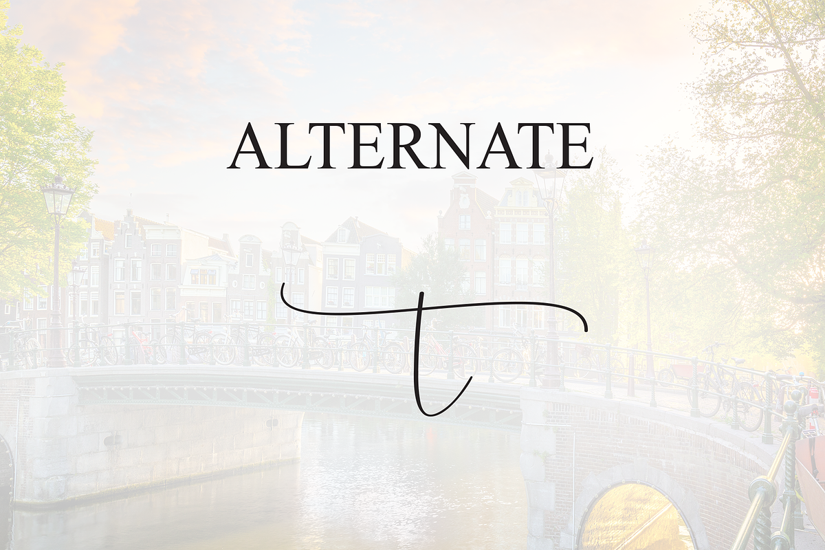 Simple Amsterdam | Script Font, a Handwritten Font by Scratchones (Photo 8 of 9)