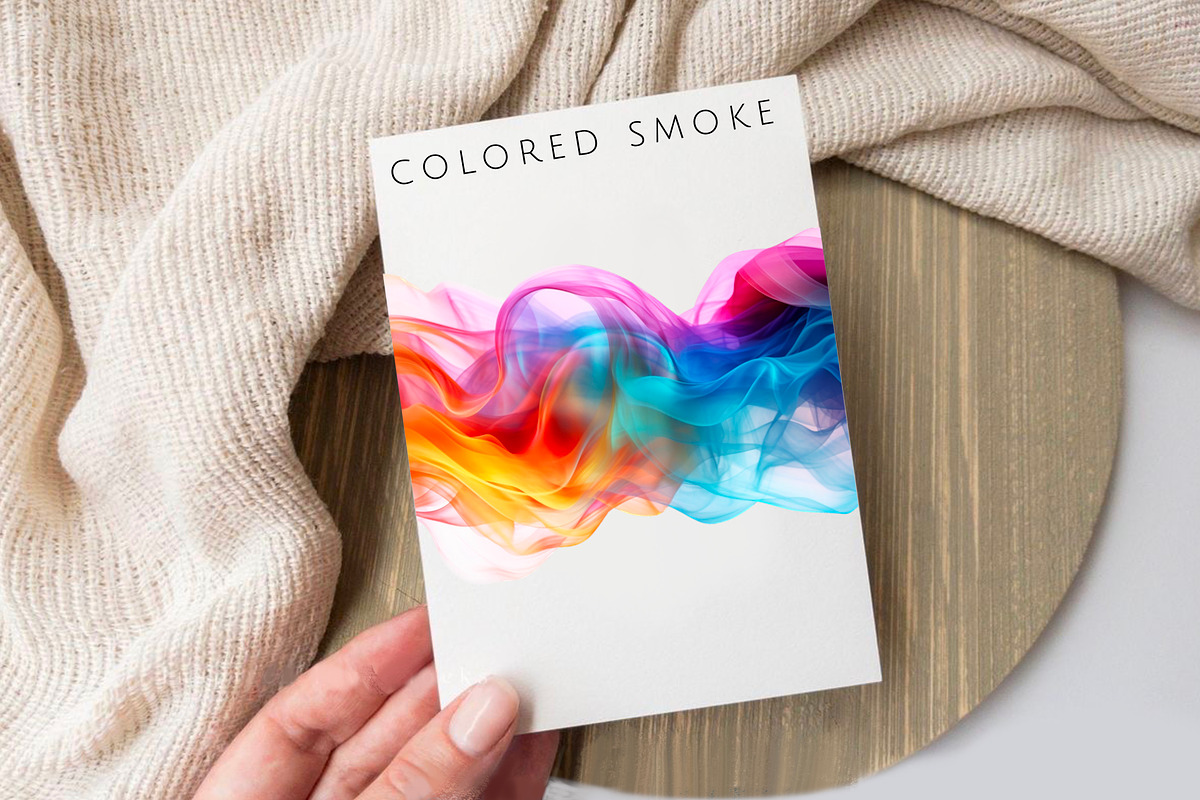Colored smoke  Watercolor clipart, an Object Illustration by Hello My Print (Photo 3 of 13)