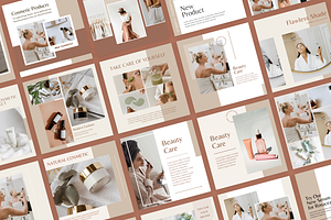 Instagram Cosmetic Template Canva