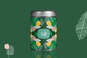 Seasonarium. Abstract botanical set., a Pattern Graphic by lisa_kalev (Thumbnail 2 of 10)