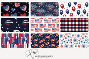 80 Independence Day seamless pattern, a Pattern Graphic by Poppy Lane Studio (Thumbnail 7 of 11)