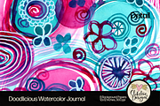 Watercolor Journal Backgrounds, a Background Graphic by Clikchic Designs (Thumbnail 8 of 10)
