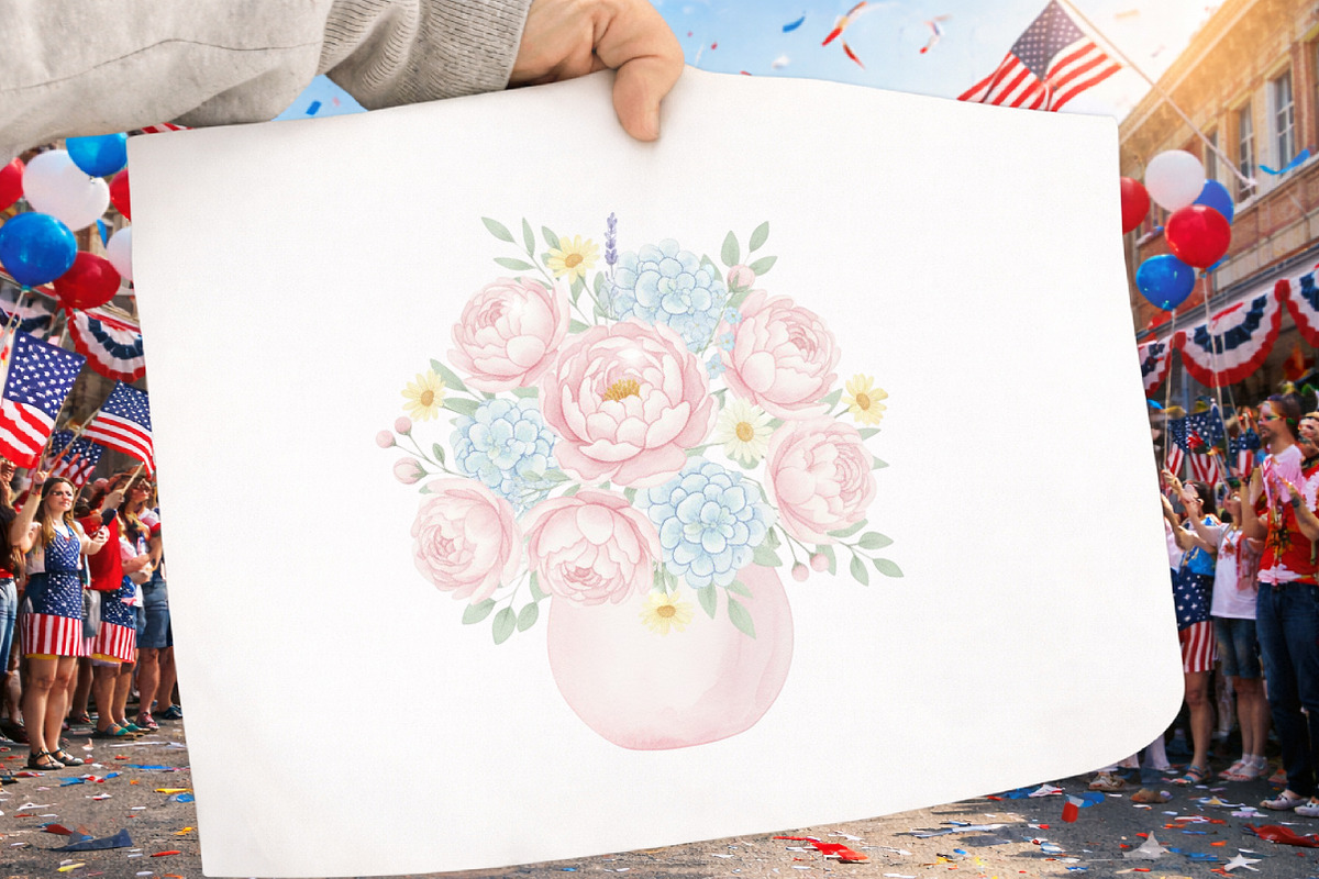 18 Whimsical Spring Flowers Clipart, an Illustration by GatewayDesign (Photo 5 of 5)