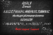Akaly Brush Font, a Handwritten Font by Dm Studio (Thumbnail 8 of 8)