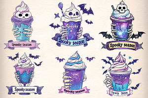 Halloween Coffee Cup Clipart