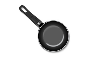 Illustration of a frying pan, a Food Illustration by piter.goskov