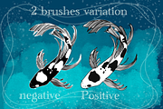 Aqua paradise procreate stamp brush, a Brush Add-On by Meisanmui (Thumbnail 3 of 9)