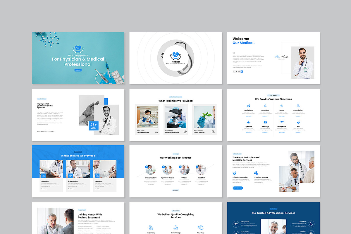 Medical Presentation Template, a Presentation Template by GenerousArt (Photo 6 of 7)
