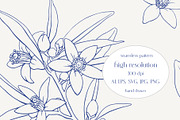 Line Art Vintage Seamless Patterns, a Pattern Graphic by ON_lineart_store (Thumbnail 2 of 10)