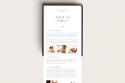 What to Expect Email Template, an Email Template by By Stephanie Design (Thumbnail 1 of 4)