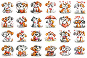 Valentine Dog Best Friend Clipart, an Animal Illustration by designcity5 (Thumbnail 2 of 5)