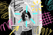 250 Scribble Doodle Shapes Atelier, an Object Illustration by Katrinelly (Thumbnail 2 of 12)