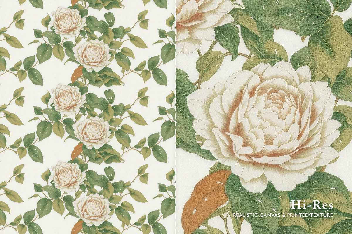 Floral Patterns, a Pattern Graphic by Unio Designs (Photo 3 of 12)