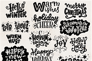Cozy Christmas Lettering & Clipart, a Seasonal Illustration by Sketchetarian (Thumbnail 7 of 10)