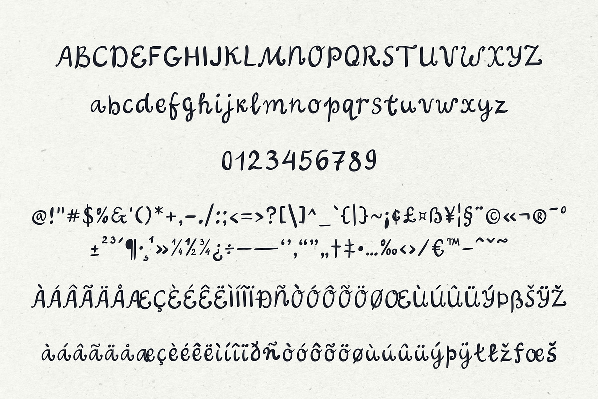 Whimsy Stroke Cute Handwritten Font