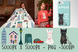 Christmas Graphics Bundle & Patterns