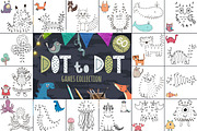 Dot to Dot Games Collection, an Animal Illustration by Gulnara Sabirova (Thumbnail 1 of 7)