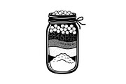 Layered Mason Jar Ingredients Bundle, an Illustration by yasushie (Thumbnail 9 of 31)