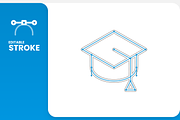 Education Line Icons, an Outline Icon by RudenkoArts (Thumbnail 2 of 4)