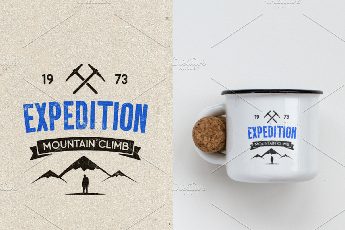 Mountain Expedition Logos Badges Set, a Branding & Logo Template by JeksonGraphics (Photo 7 of 10)