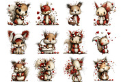 Whimsical Easter Squirrel Clipart, an Illustration by Designking (Thumbnail 3 of 5)