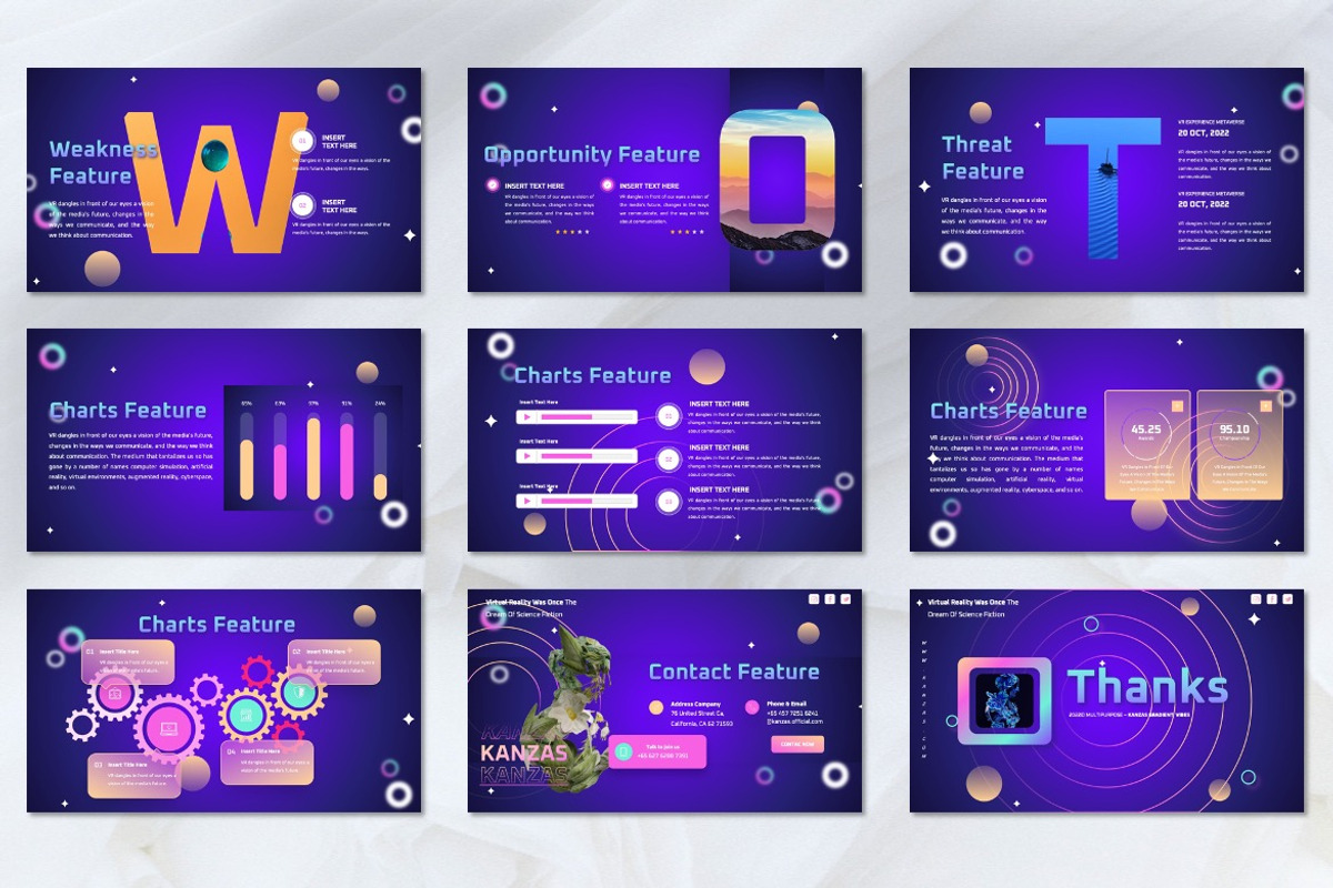 Kanzas - Multipurpose Powerpoint, a Presentation Template by Dhabee (Photo 5 of 8)