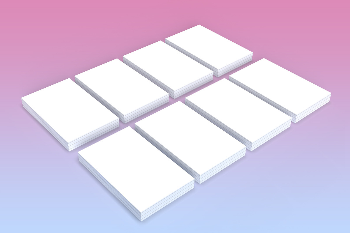 3x5 Card in Stacks Mockup, a Print Template by IFBdesign (Photo 3 of 3)