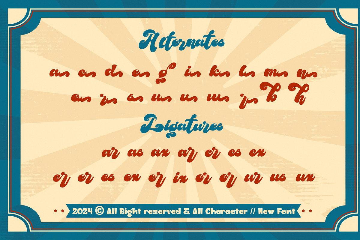 Moctune - Script Retro Display, a Script Font by MaikoHatta (Photo 8 of 9)