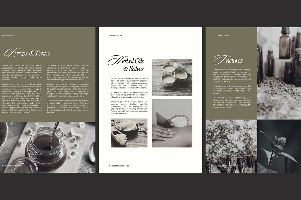 Herbal Medicine Ebook Template, a Magazine Template by Terraa Studio Design (Photo 6 of 9)