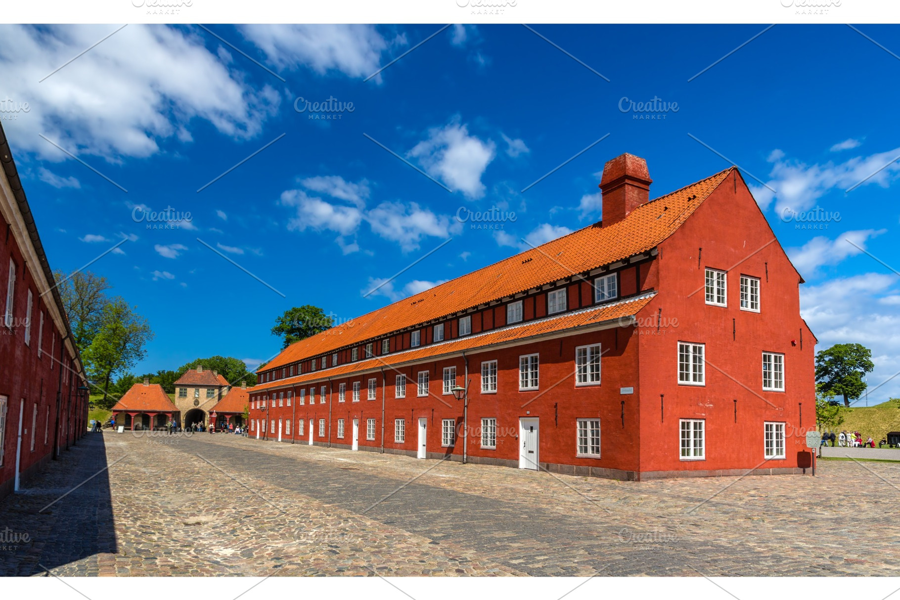 Barracks in kastellet fortress copenhagen denmark featuring copenhagen, an Architecture Photo by Leonid Andronov