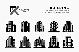 Building Icon Vector, an Icon by Akatype Studio