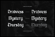 Jeff Zorvyk | Blackletter Typeface, a Blackletter Font by Denustudios (Thumbnail 9 of 12)