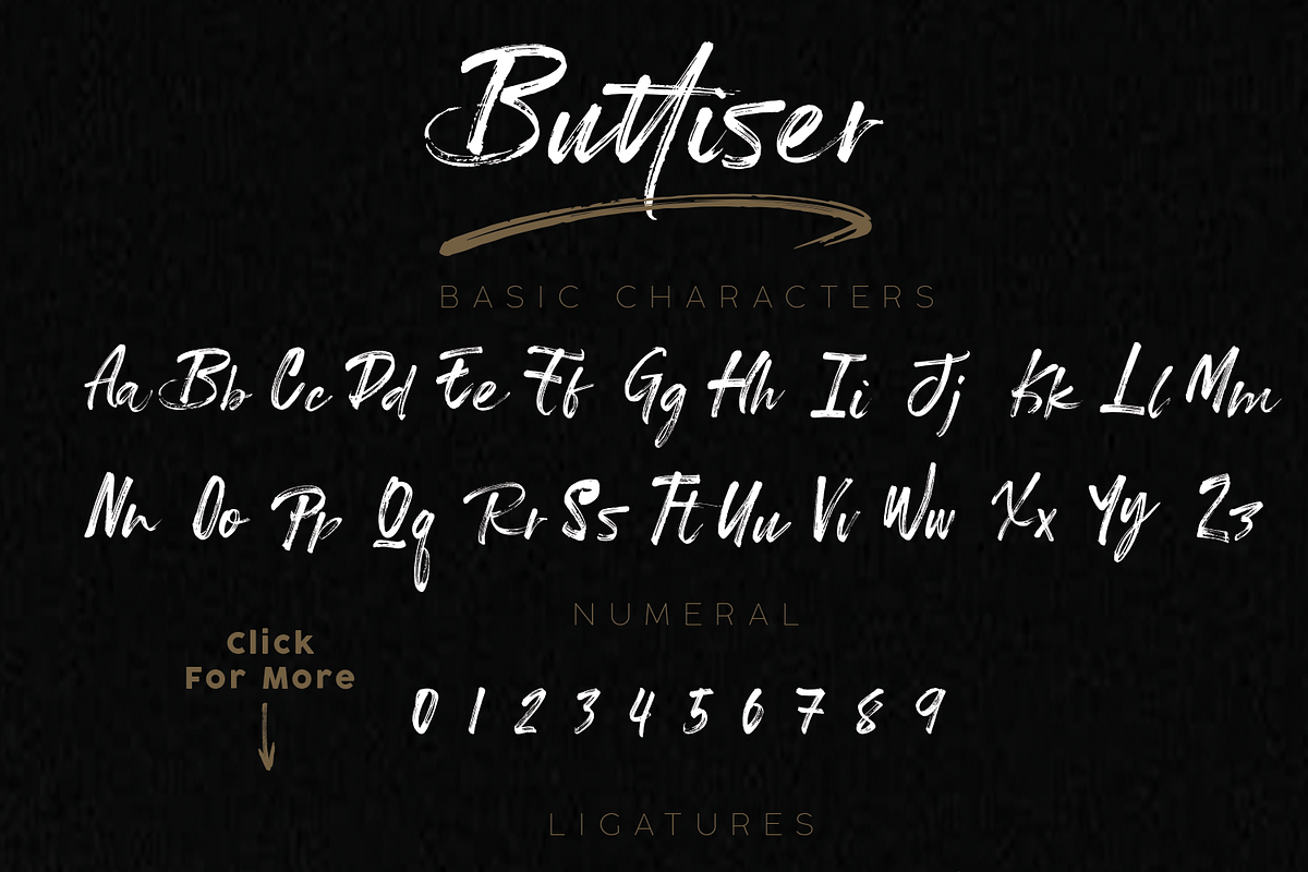Buttiser Brush Font, a Script Font by Design Dukkan (Photo 11 of 11)