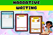 Narrative writing prompts paragraph, a Templates & Theme by Premium Digital Templates (Thumbnail 3 of 5)