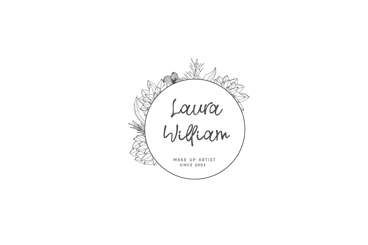 Round floral frames hand drawn, an Object Graphic by AS Studio (Photo 3 of 3)