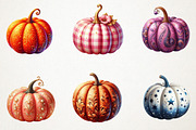 Pumpkin with Pattern Clipart, an Illustration by RobertsArt (Thumbnail 2 of 5)