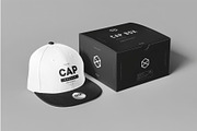 Cap & Box Mock-up, a Packaging Mockup by zippypixelstudio (Thumbnail 4 of 7)