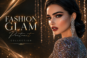 Fashion Glam Portrait Collection, a Beauty & Fashion Photo by MarisoArt